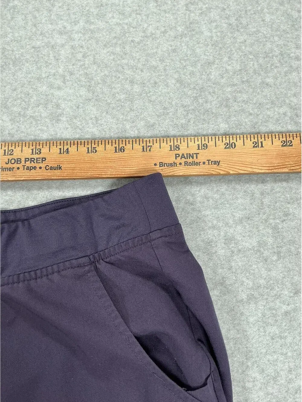 Figs Purple Jogger Pants with Zipper Pocket and Drawstring Waist (468)